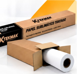 Papel Sublimático Tratado Tekmak do Brasil em bobina