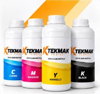 Tintas Sublimáticas Tekmak do Brasil CMYK